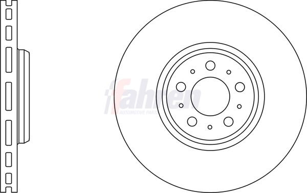 Fahren FBD6268 Brake Disc - 1