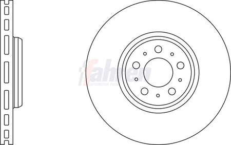 Fahren FBD6268 Brake Disc - 1