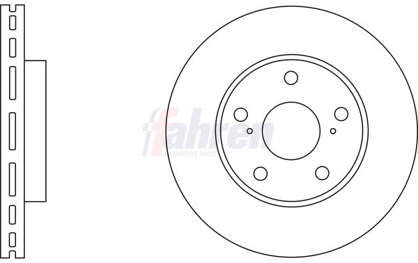 Fahren FBD6272 Brake Disc - 1