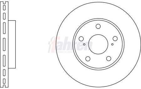 Fahren FBD6272 Brake Disc - 1