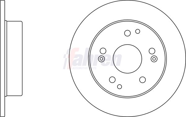 Fahren FBD6278 Brake Disc - 1