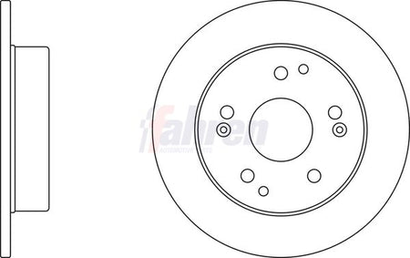 Fahren FBD6278 Brake Disc - 1