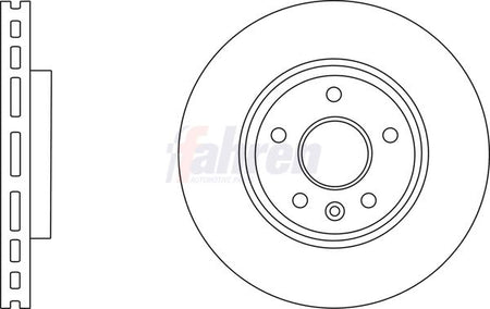 Fahren FBD6280 Brake Disc - 1