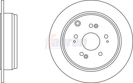 Fahren FBD6284 Brake Disc - 1