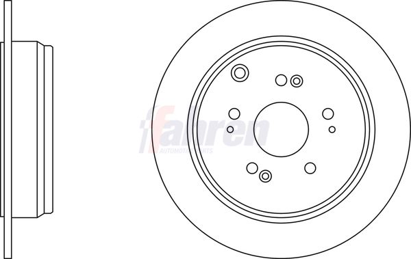 Fahren FBD6284 Brake Disc - 1
