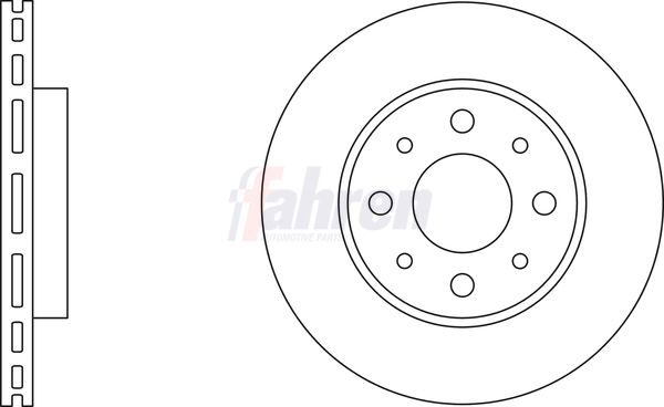 Fahren FBD6285 Brake Disc - 1