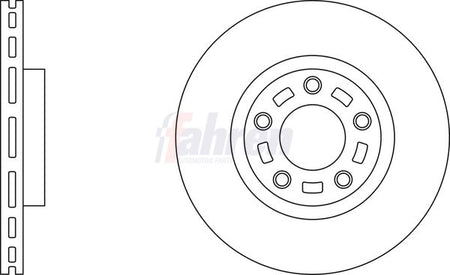 Fahren FBD6287 Brake Disc - 1