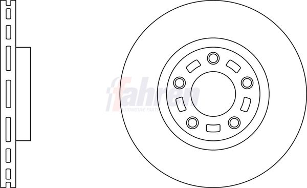 Fahren FBD6287 Brake Disc - 1