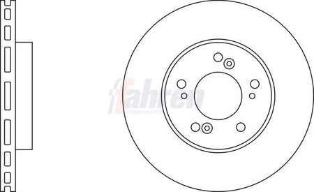 Fahren FBD6289 Brake Disc - 1