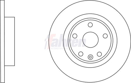 Fahren FBD6292 Brake Disc - 1