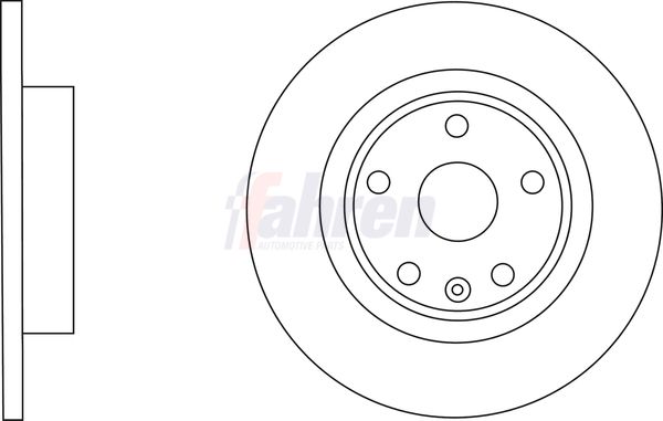 Fahren FBD6292 Brake Disc - 1