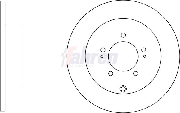 Fahren FBD6293 Brake Disc - 1