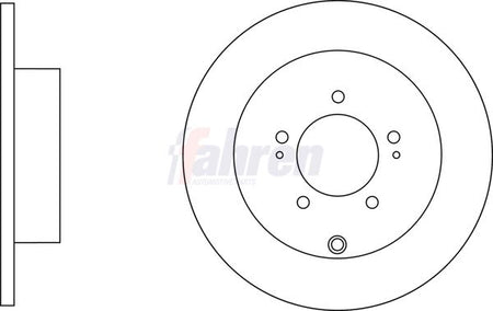Fahren FBD6293 Brake Disc - 1