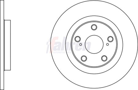 Fahren FBD6299 Brake Disc - 1