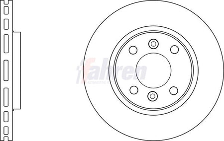 Fahren FBD6302 Brake Disc - 1