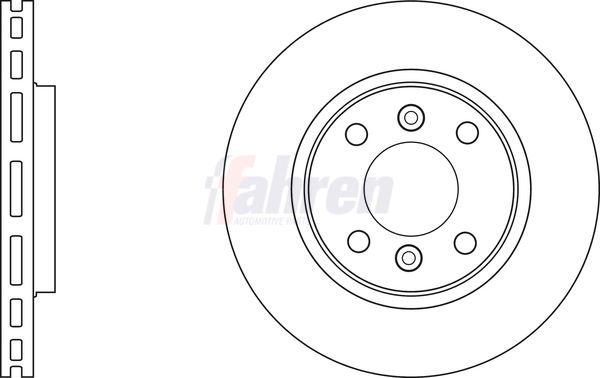 Fahren FBD6302 Brake Disc - 1