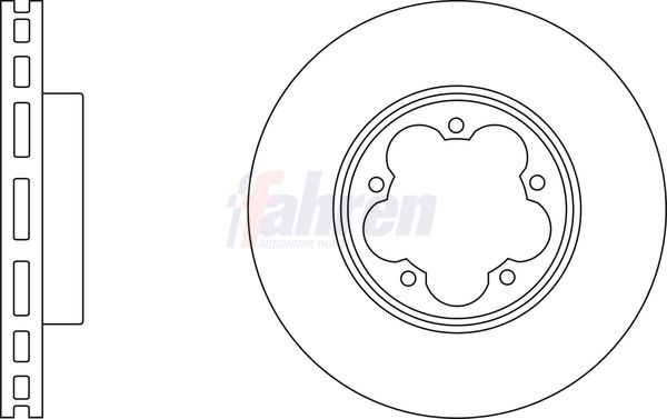 Fahren FBD6307 Brake Disc - 1