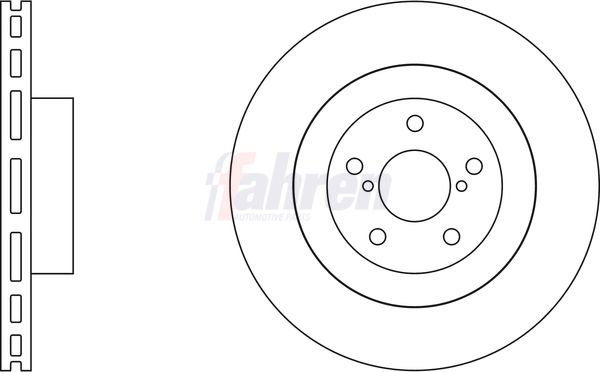Fahren FBD6332 Brake Disc - 1