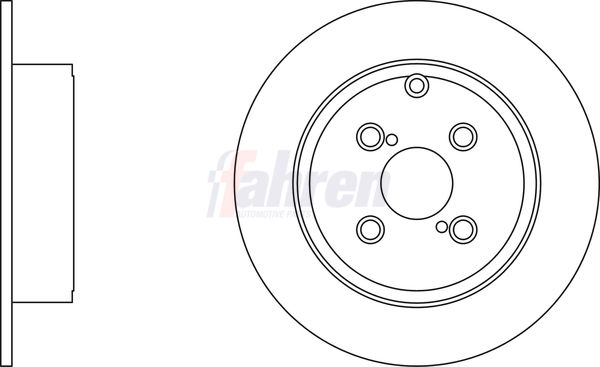 Fahren FBD6357 Brake Disc - 1