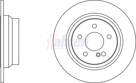Fahren FBD6365 Brake Disc - 1