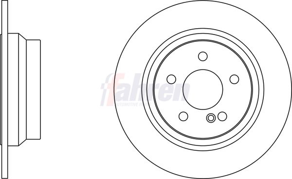 Fahren FBD6365 Brake Disc - 1