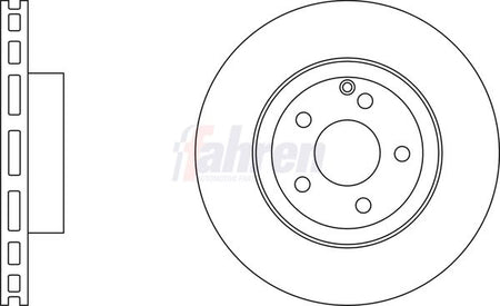 Fahren FBD6368 Brake Disc - 1