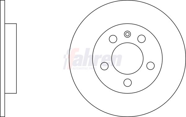 Fahren FBD6379 Brake Disc - 1