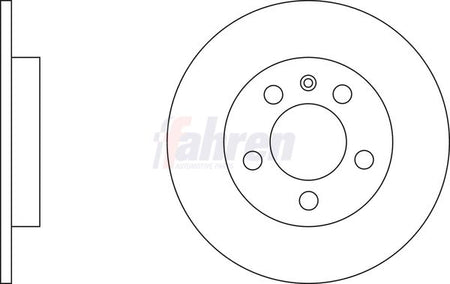 Fahren FBD6379 Brake Disc - 1
