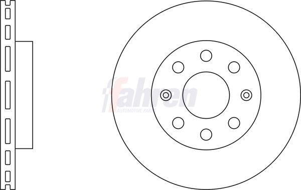 Fahren FBD6386 Brake Disc - 1