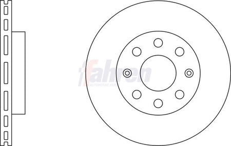 Fahren FBD6386 Brake Disc - 1