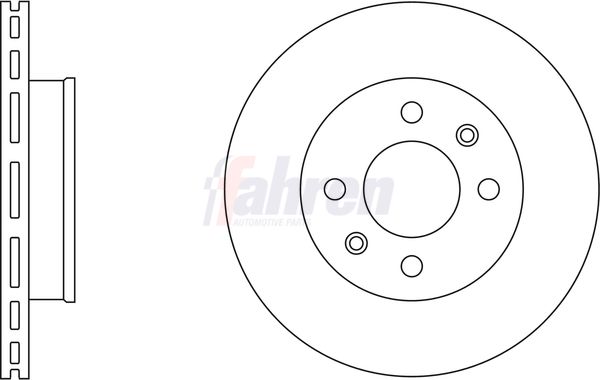 Fahren FBD6392 Brake Disc - 1