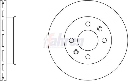 Fahren FBD6392 Brake Disc - 1