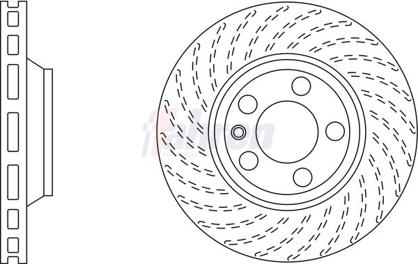 Fahren FBD6411 Brake Disc - 1
