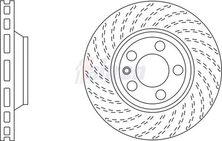 Fahren FBD6411 Brake Disc - 1