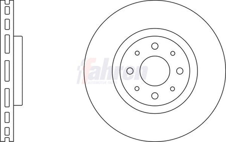 Fahren FBD6421 Brake Disc - 1