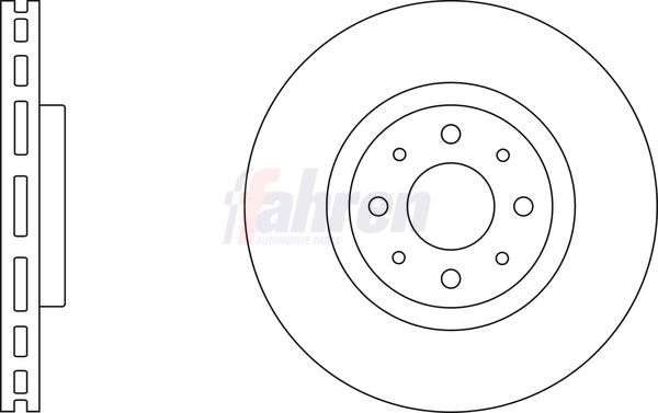 Fahren FBD6421 Brake Disc - 1