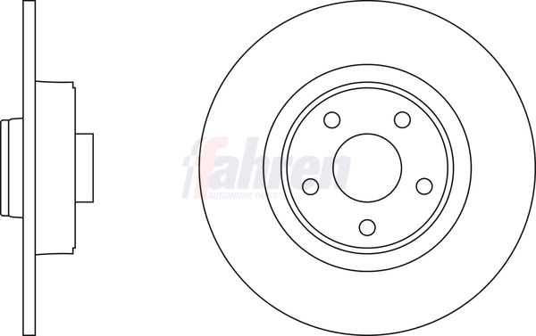 Fahren FBD6422 Brake Disc - 1