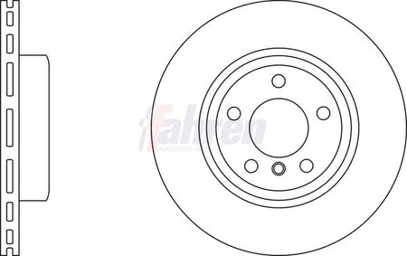 Fahren FBD6434 Brake Disc - 1