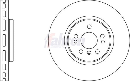 Fahren FBD6438 Brake Disc - 1