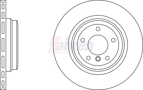 Fahren FBD6459 Brake Disc - 1