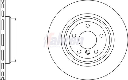 Fahren FBD6459 Brake Disc - 1