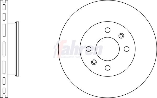 Fahren FBD6460 Brake Disc - 1