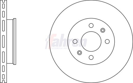 Fahren FBD6460 Brake Disc - 1