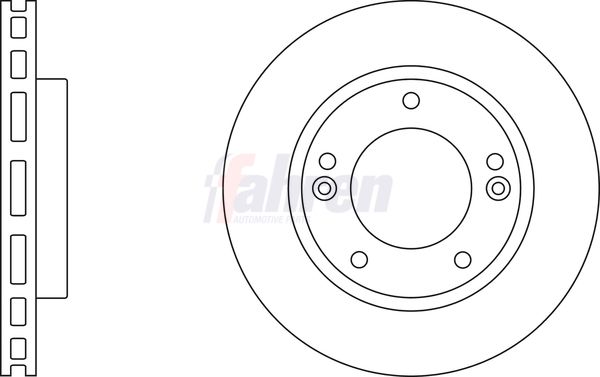 Fahren FBD6464 Brake Disc - 1