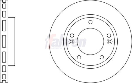 Fahren FBD6464 Brake Disc - 1