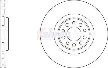Fahren FBD6465 Brake Disc - 1