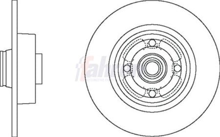 Fahren FBD6470 Brake Disc - 1