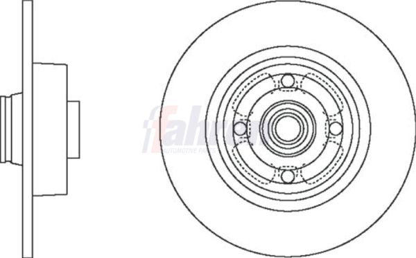 Fahren FBD6470 Brake Disc - 1