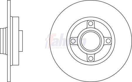 Fahren FBD6471 Brake Disc - 1