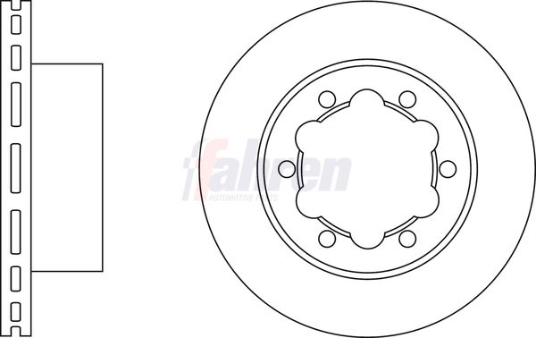 Fahren FBD6474 Brake Disc - 1